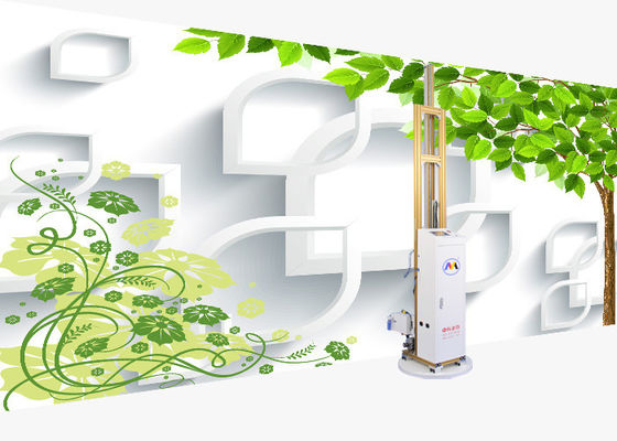 Máy in tường kỹ thuật số Eco Ink, Máy in phun tường đứng Chiều cao hình ảnh thực 2,7m
