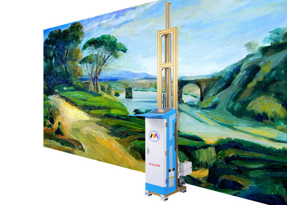 Định vị Laser Máy in phun tường 3d 380W Hệ thống sưởi mực độc đáo