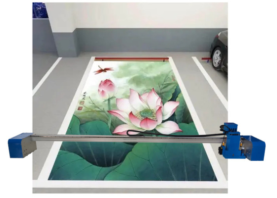 Tầng trệt Bãi đậu xe 2,4m Máy in phẳng đa chức năng Hình ảnh 3D 2880 Dpi Uv Ink