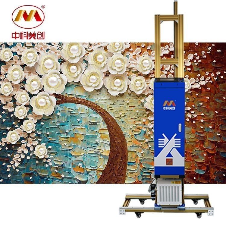 Máy in tường UV 2880 DPI có độ chính xác cao, Máy in tường trực tiếp Chiều cao 1,7m